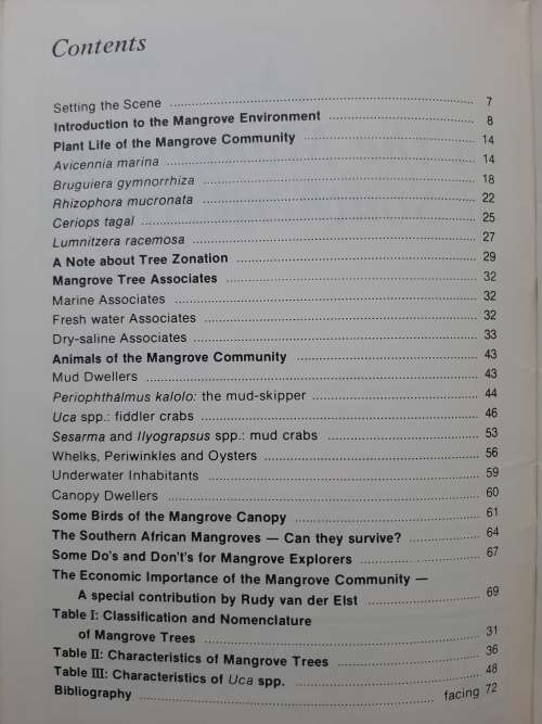 In the Mangroves of Southern Africa - Author: P Berjak, G.K. Campbell, B.I. Huckett, N.W. Pammenter