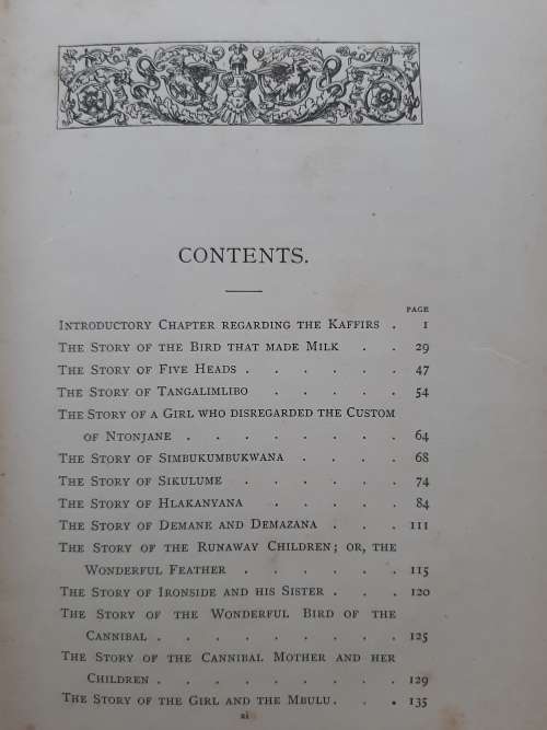 K*ffir  Folk-Lore - Author: Geo. McCall Theal
