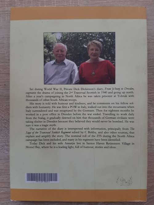 From Jo`Burg to Dresden: A W.W.II Diary - Author: Eb `Dick` Dickinson