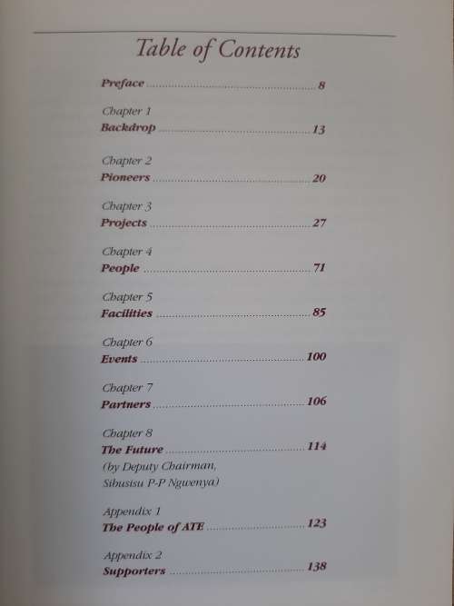 ATE: The First 20 Years - Author: Hannes Steyn and Julius Kriel