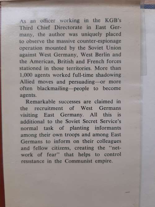 Inside the KGB: An expose by an officer of the 3rd Directorate - Author: Aleksei Myagkov