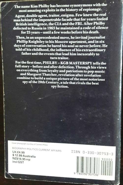 KGB Masterspy by Phillip Knightley