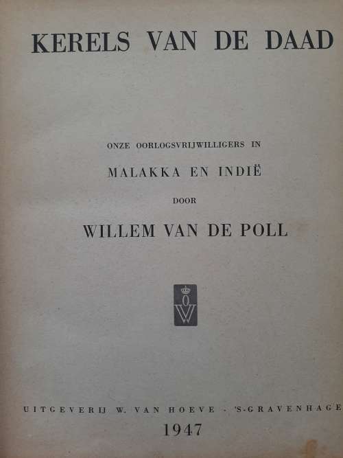 Kerels van De Daad - Author: Willem van de Poll