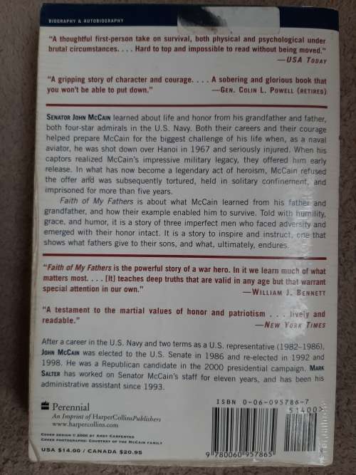 Faith of my Fathers - Author: John McCain