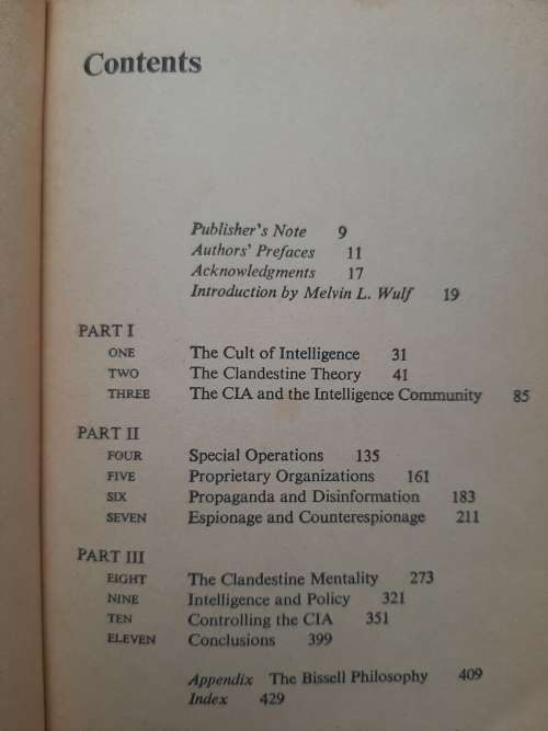 The CIA and the Cult of Intelligence - Author: Victor Marchetti and John D. Marks