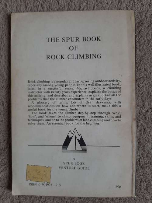 The Spur Book of Rock Climbing - Michael Jones