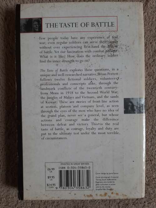 The Taste of Battle: Front line Action 1914-1991 - Author: Bryan Perrett