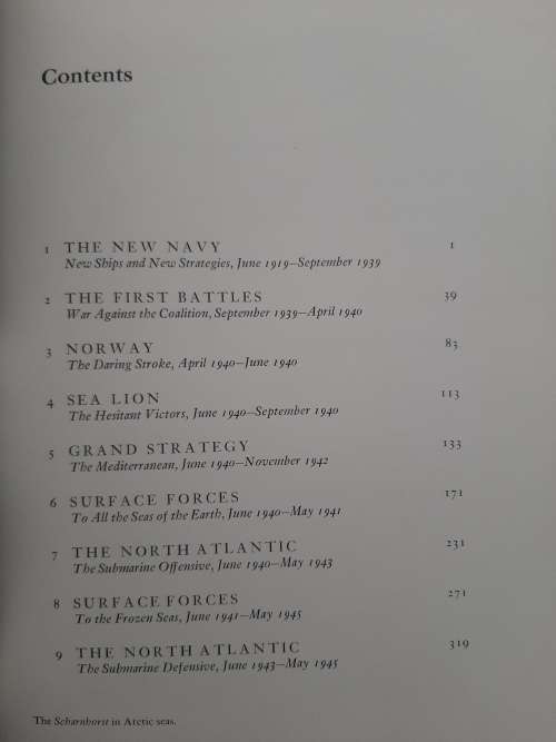 Pictorial History of the German Navy in W.W.II - Author: Edward P. Von der Porten