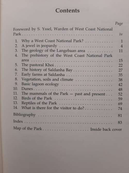 Lagoon : A companion to the West Coast National Park - Author: Arne and Pat Schaefer