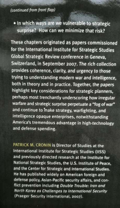 The Impenetrable Fog of War - Edited: Patrick M. Cronin