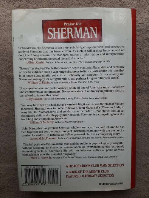 Sherman: A Soldiers Passion for Order - Author: John F. Marszalek