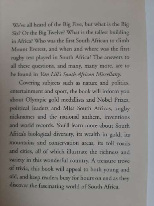 Van Lill`s South African Miscellany - Author: Dawid van Lill