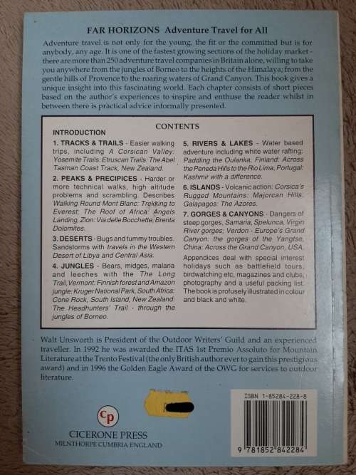 Far Horizons: Adventure travel for all - Author: Walt Unsworth