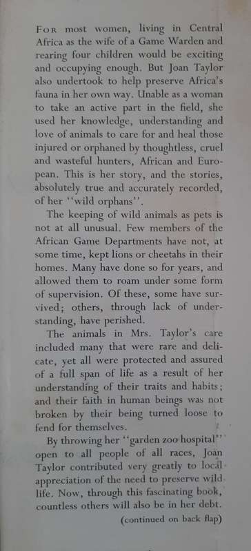 An African Zoo in the Family - Author: Joan Winifred Taylor