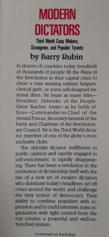 Modern Dictators: Third World Coup Makers, Strongmen, and Populist Tyrants - Author: Barry Rubin