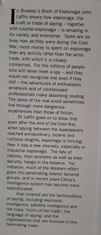 Brassey`s Book of Espionage - Author: John Laffin