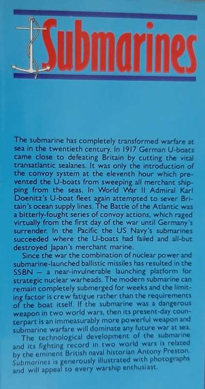 Submarines - Author: Anthony Preston