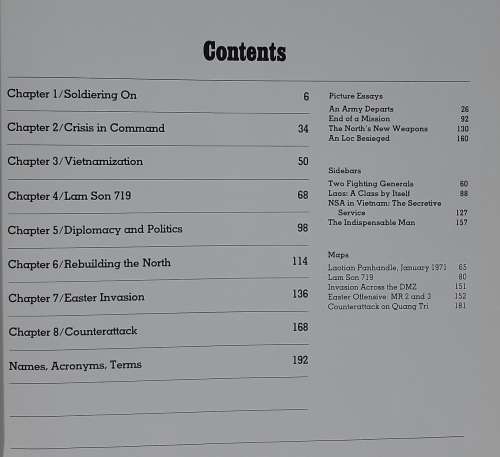 The Vietnam Experience. South Vietnam on Trial: Mid-1970/72. D. Fulghum, T. Maitland and Editors