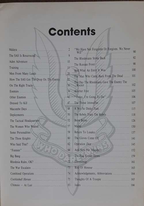 The Elite: Pictorial: Rhodesian Special Air Service - Author: Barbara Cole