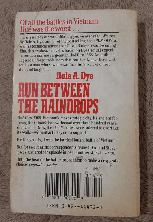 Run between the Raindrops - Author: Dale A. Dye