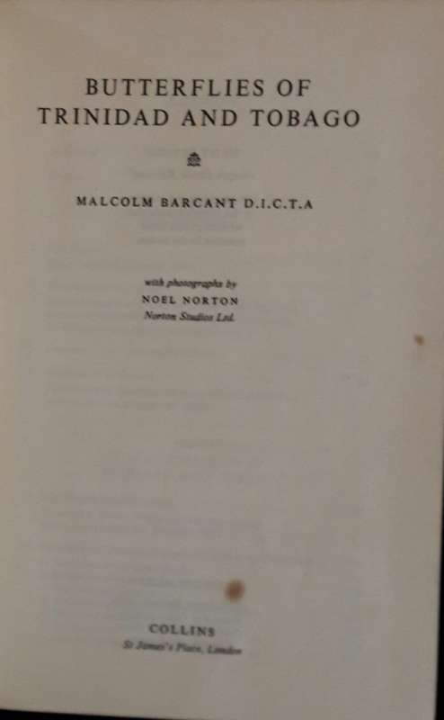 Butterflies of Trinidad and Tobago - Malcolm Barcant