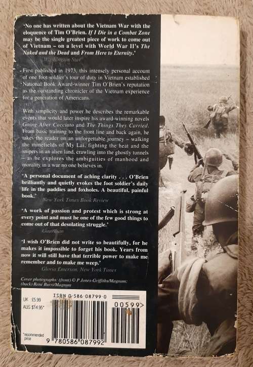 If I Die in a Combat Zone - Author: Tim O`Brien
