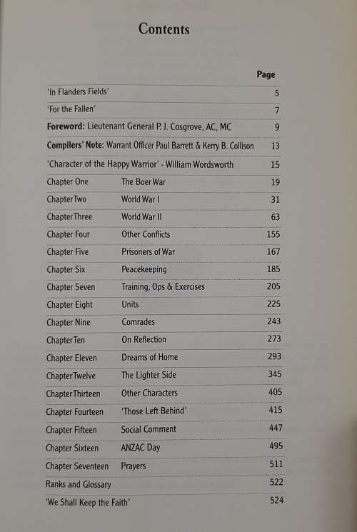 The Happy Warrior - Author: Paul Berrett (Warrant Officer Class 2) and Kerry B. Collison