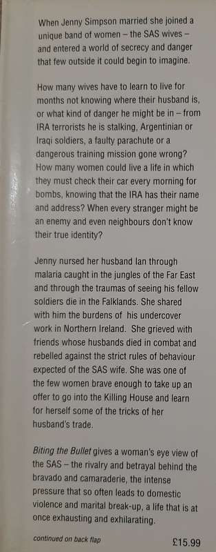Biting the Bullet: Married to the SAS - Author: Jenny Simpson