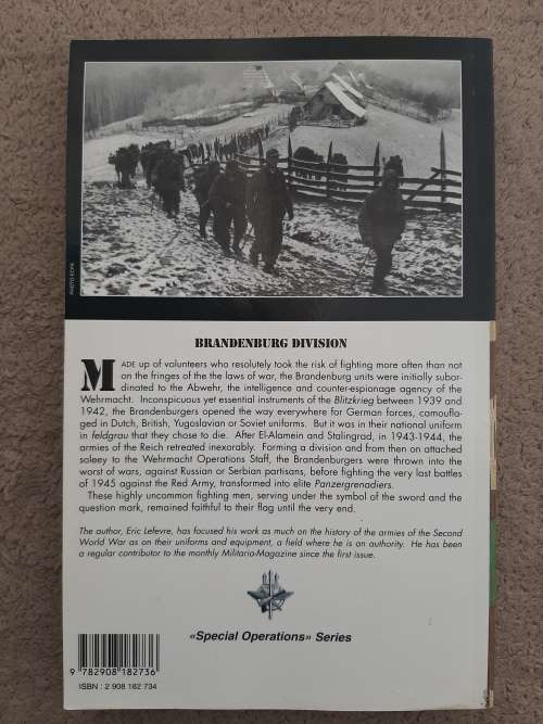 Brandenburg Division: Commandos of the Reich - Author: Eric Lefevre