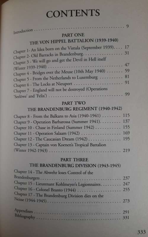 Brandenburg Division: Commandos of the Reich - Author: Eric Lefevre