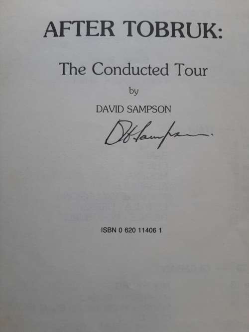 After Tobruk:The Conducted Tour - Author: David Sampson