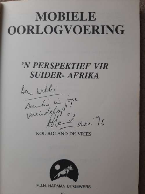Mobiele Oorlogvoering - Author: Kol Roland de Vries
