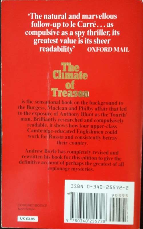 The Climate of Treason - Andrew Boyle