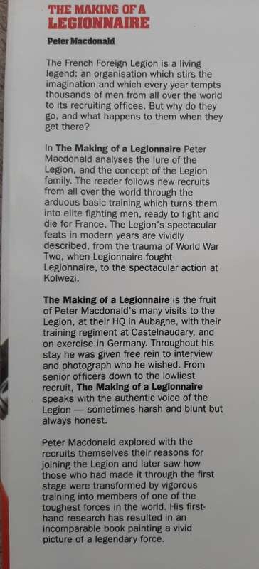 The Making of a Legionnaire - Author: Peter Macdonald