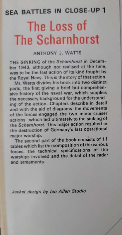The Loss of The Scharnhorst - Author: A. J. Watts
