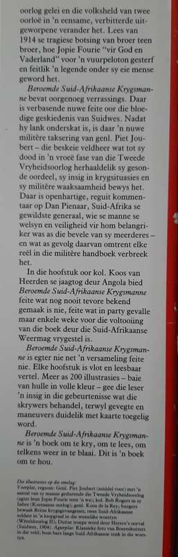 Beroemde Suid-Afrikaanse Krygsmanne - Author: Leopold Scholtz
