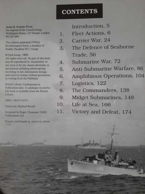 A Pictorial History of the Sea War 1939-1945 - Author: Paul Kemp