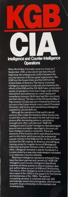 KGB / CIA: Intelligence and Counter-Intelligence Operations - Author: C.Bledowska and J.Bloch
