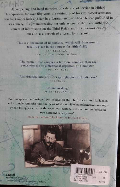 The Hitler Book - Edited by Hendrik Eberle and Matthias Uhl