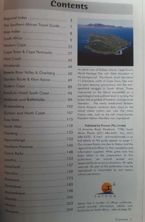 Southern African Travel Guide - Advancing Afrikatourism