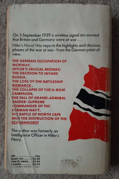 Hitler`s Naval War - Author: Cajus Bekker
