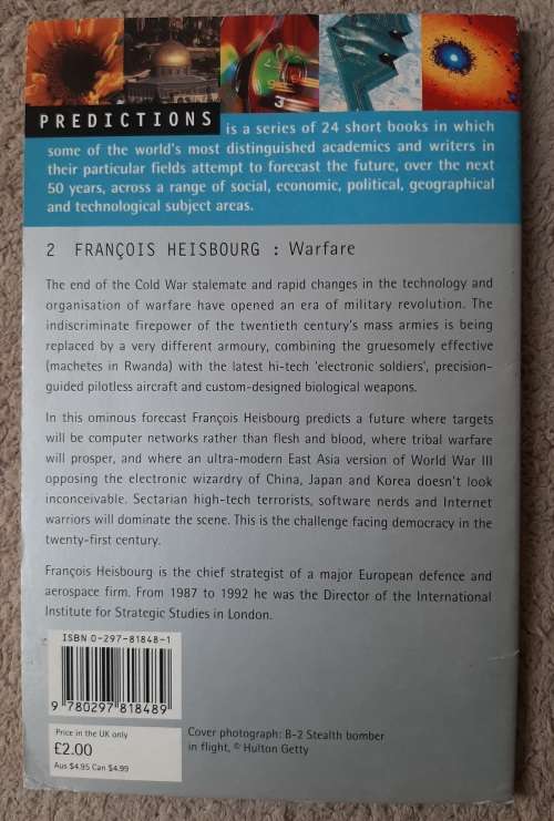 Predictions 2: The Future of Warfare - Author: François Heisbourg