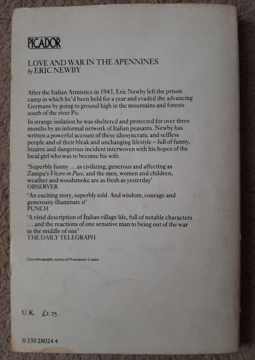 Love and War in the Apennines - Author: Eric Newby