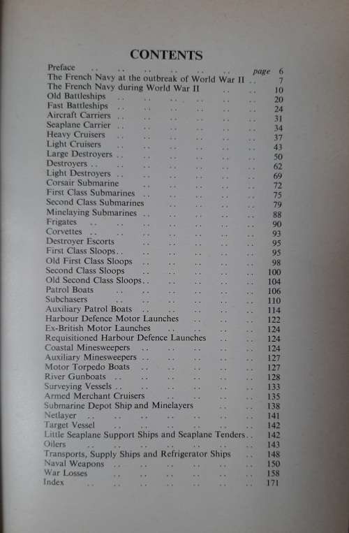 French Warships of World War II - Author: Jean Labayle Couhat