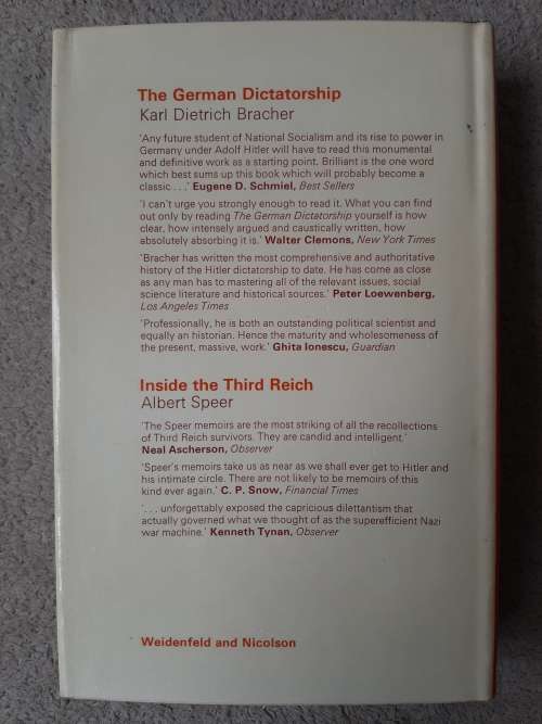 Hitler`s Table Talk 1941-44: His private conversations - Translated by N. Cameron and R.H. Stevens