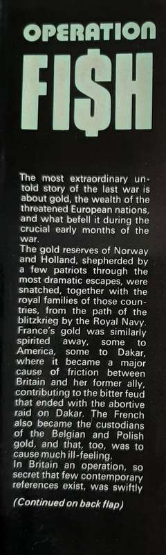 Operation Fish: The Race to Save Europe`s Wealth 1939-45 - Author: Alfred Draper