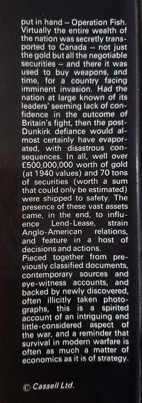 Operation Fish: The Race to Save Europe`s Wealth 1939-45 - Author: Alfred Draper