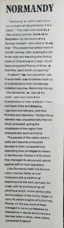 Normandy - Author: Pierre Leprohon -Translated by Evelyn Rossiter