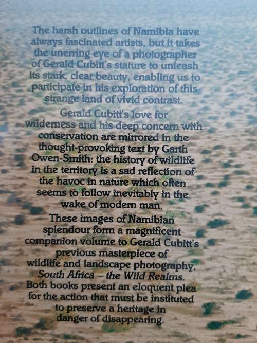 Namibia: The Untamed Land - Author: Gerald Cubitt