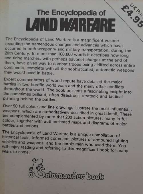 The Encyclopedia of Land Warfare in the 20th Century - Editor: Ray Bonds